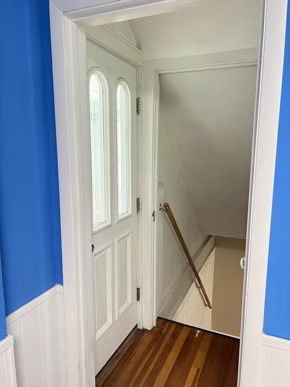 65 Franklin Rd, Longmeadow, MA 01106 - entryway featuring wood finished floors and wainscoting