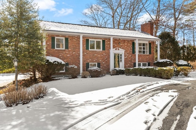 view of split foyer home