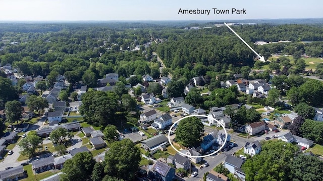 17-19 Whitehall Rd, Amesbury, MA 01913 - aerial view of property's location featuring a forest and nearby suburban area