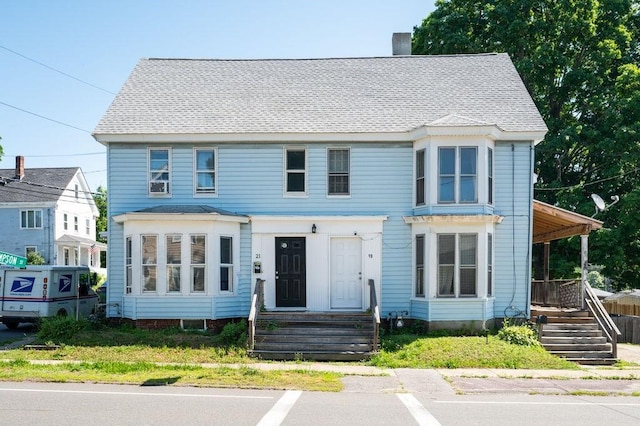 17-19 Whitehall Rd, Amesbury, MA 01913 - view of front of house featuring a chimney