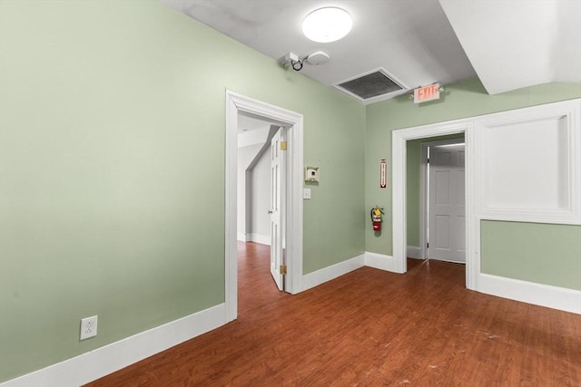 543 Newport Ave, Attleboro, MA 02703 - empty room with dark wood-type flooring and baseboards