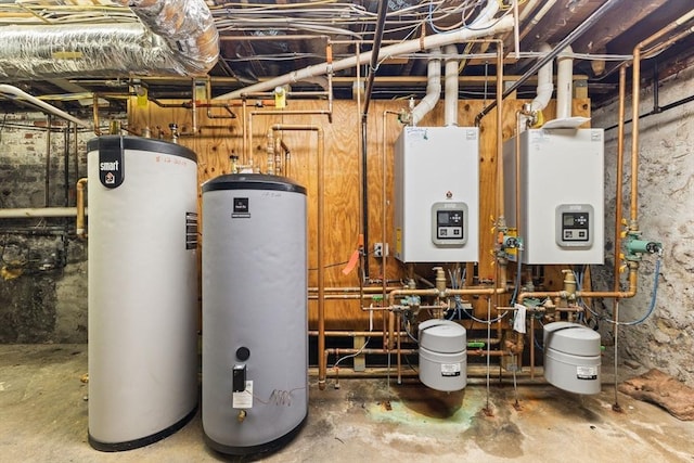 543 Newport Ave, Attleboro, MA 02703 - utilities with gas water heater and water heater