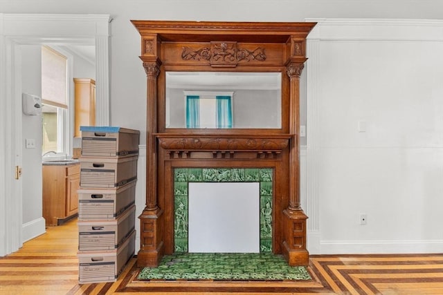543 Newport Ave, Attleboro, MA 02703 - detailed view of wood finished floors and baseboards