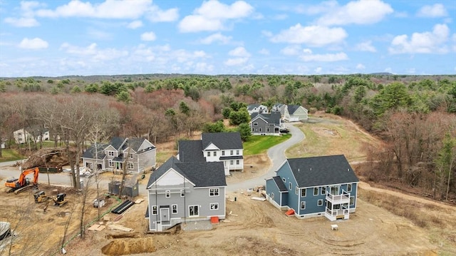 66-3 Parish Rd, Georgetown, MA 01833 - aerial perspective of suburban area with a forest