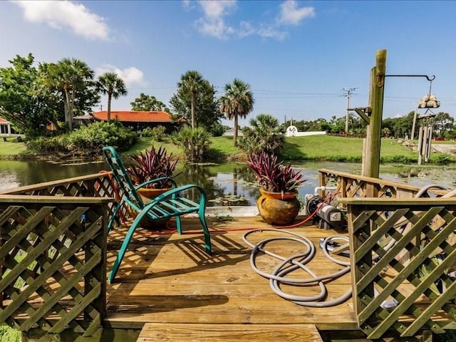 1244 Corktree E, Port Charlotte, FL 33952 - view of wooden deck