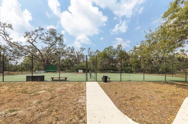 1244 Corktree E, Port Charlotte, FL 33952 - surrounding community with a tennis court
