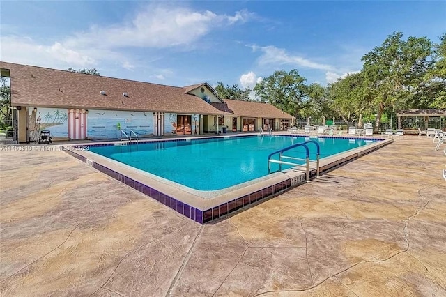 1244 Corktree E, Port Charlotte, FL 33952 - community pool featuring a patio
