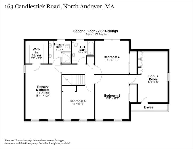 163 Candlestick Rd, North Andover, MA 01845 - property floor plan