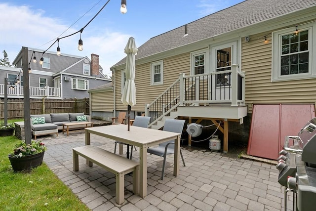 230 Beal Rd, Waltham, MA 02453 - view of patio / terrace featuring outdoor lounge area, outdoor dining space, and area for grilling