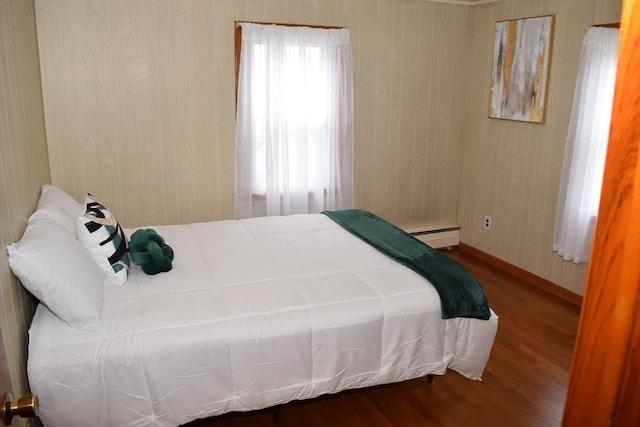 130 Windham Rd, Boston, MA 02136 - bedroom with wood finished floors and a baseboard radiator