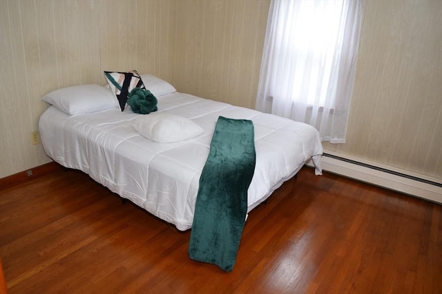 130 Windham Rd, Boston, MA 02136 - bedroom featuring wood finished floors and a baseboard radiator