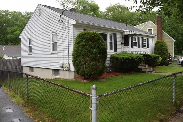 130 Windham Rd, Boston, MA 02136 - view of front facade with a chimney