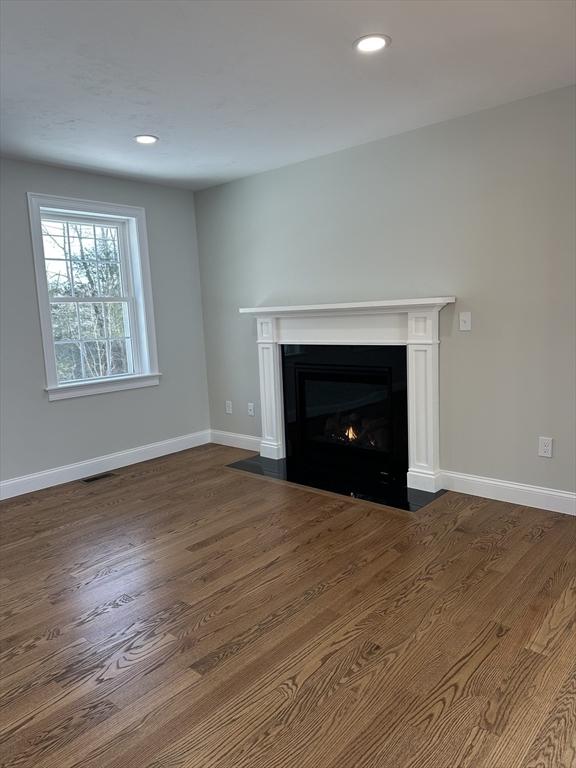 unfurnished living room featuring wood-type flooring