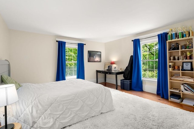 32 School St, Belmont, MA 02478 - bedroom featuring wood finished floors, multiple windows, and baseboards
