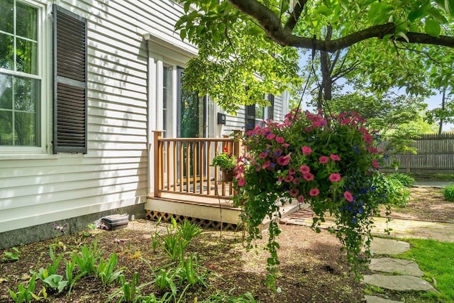 32 School St, Belmont, MA 02478 - view of yard featuring a deck
