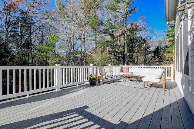 4 Olde Logging Rd, Marion, MA 02738 - wooden deck with an outdoor living space