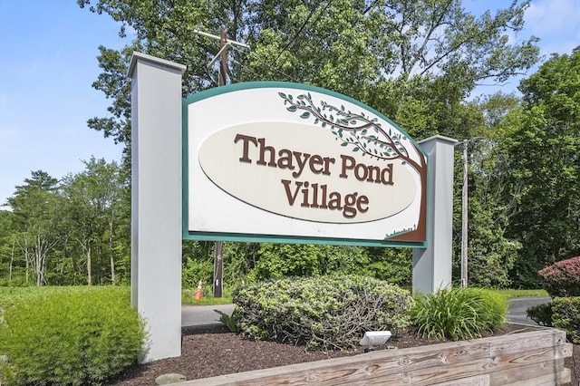7 Thayer Pond Dr Unit 11, Oxford, MA 01537 - view of community sign