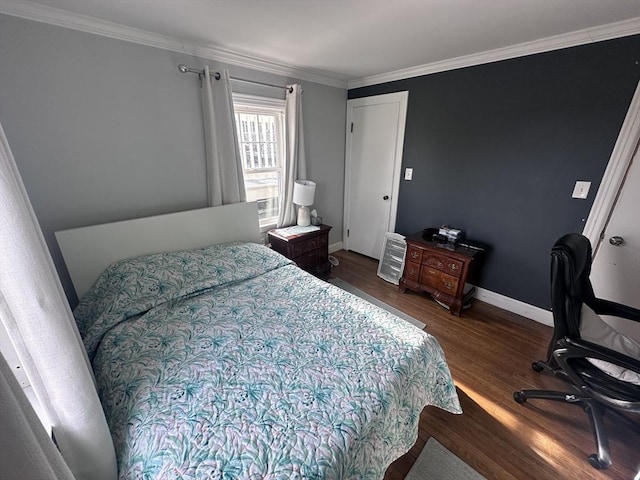 28 Roberts St, Malden, MA 02148 - bedroom featuring wood finished floors, ornamental molding, and baseboards
