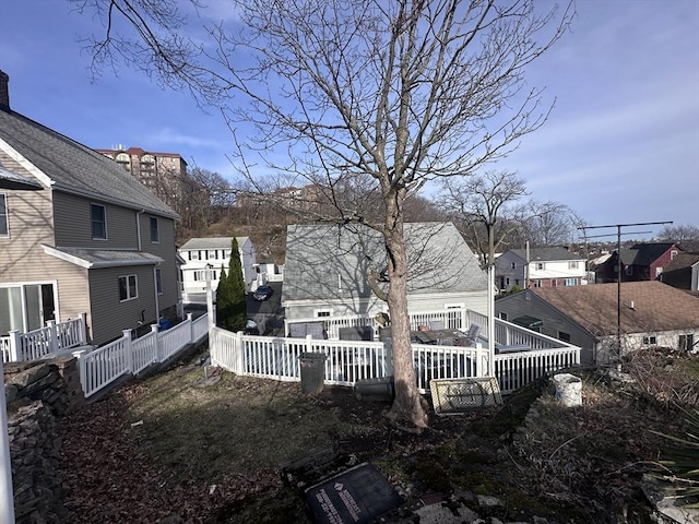 28 Roberts St, Malden, MA 02148 - view of yard featuring a residential view and fence