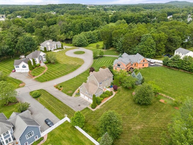 75 Birchwood Rd, Tewksbury, MA 01876 - drone / aerial view of a heavily wooded area