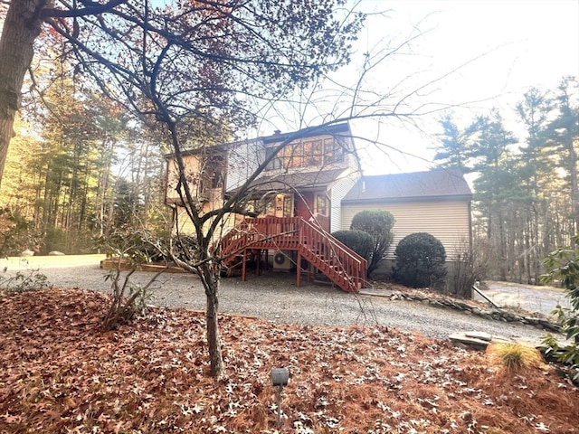 view of rear view of house