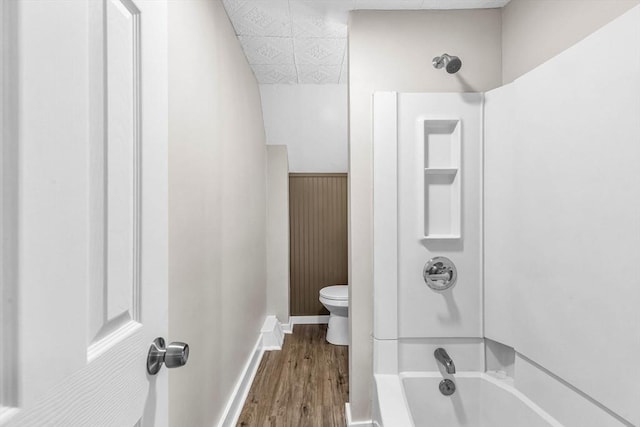 3 Aspen Ct, Ware, MA 01082 - bathroom with wood finished floors and shower / bath combination