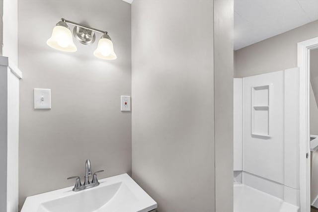 3 Aspen Ct, Ware, MA 01082 - bathroom with a shower and a chandelier