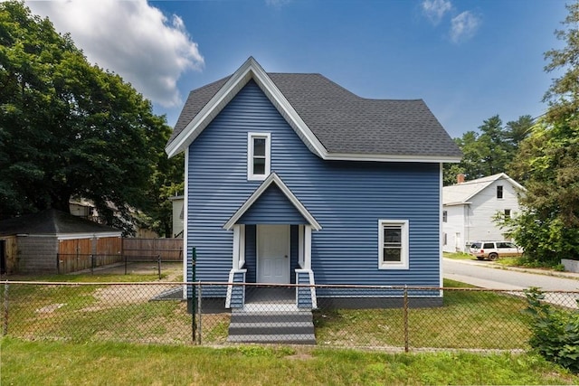 3 Aspen Ct, Ware, MA 01082 - view of front facade featuring a shingled roof