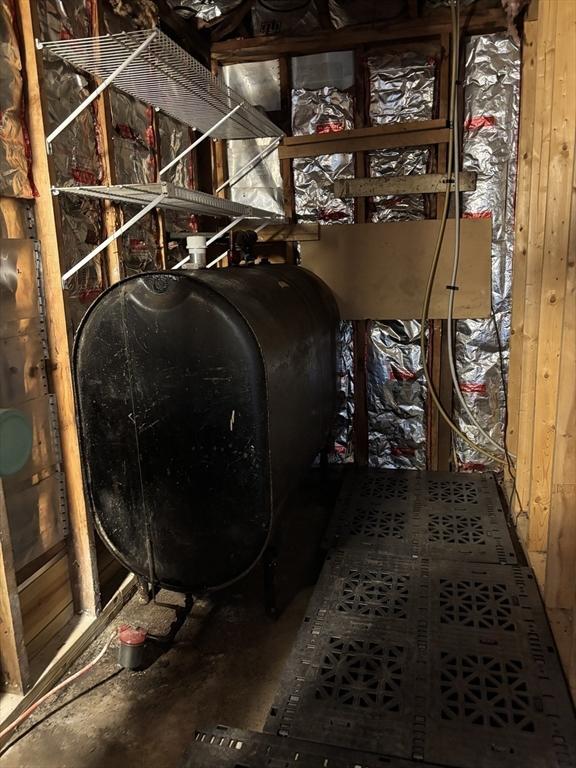 interior space with heating fuel