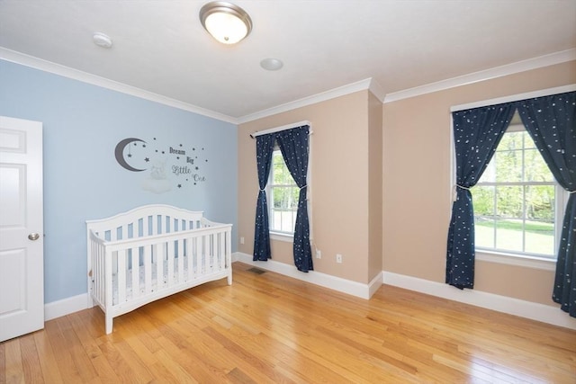2 Powers Rd, Mendon, MA 01756 - bedroom featuring crown molding, wood finished floors, and baseboards