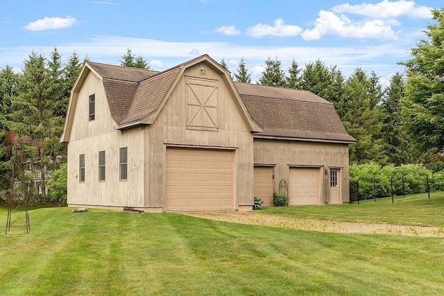 garage featuring a garage