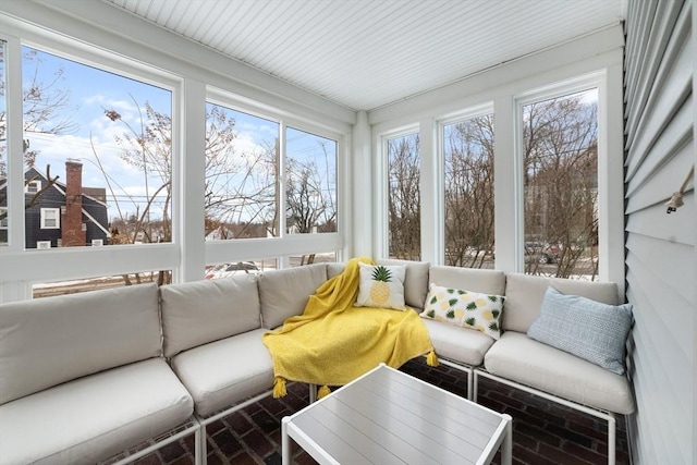 sunroom / solarium with plenty of natural light