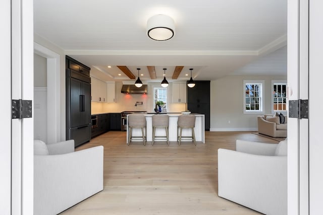 2 Candle House Ln, Nantucket, MA 02564 - interior space with light wood finished floors, baseboards, and recessed lighting