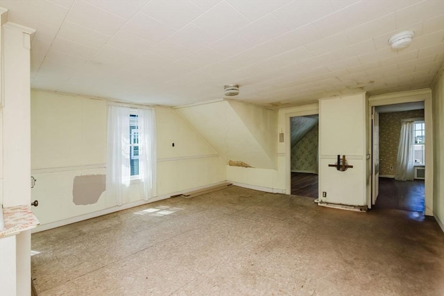 view of bonus room