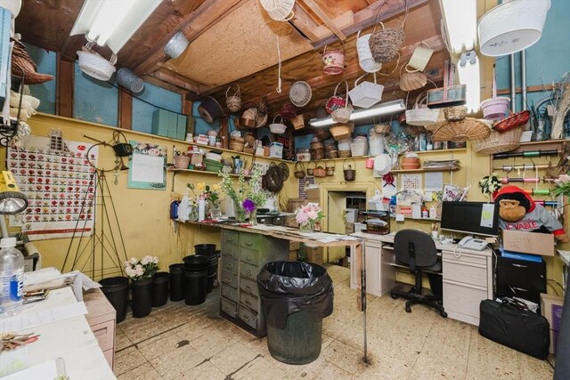 view of storage room