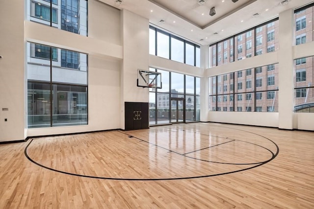 view of basketball court with community basketball court