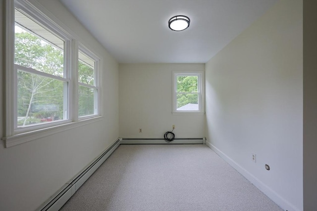 269 Fairview Ave, Rehoboth, MA 02769 - spare room with a baseboard radiator and light carpet