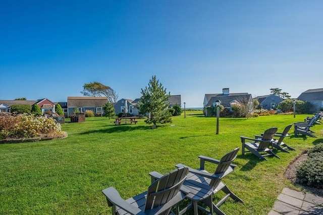 135 S Shore Dr Unit 17, Yarmouth, MA 02664 - view of community with a lawn and a residential view