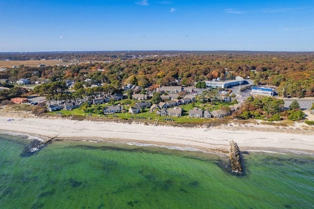 135 S Shore Dr Unit 17, Yarmouth, MA 02664 - drone / aerial view of unending shoreline and a heavily wooded area