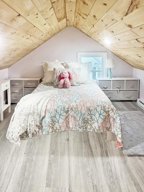 16 Samoset Rd, Yarmouth, MA 02664 - bedroom featuring wood ceiling, wood finished floors, and vaulted ceiling