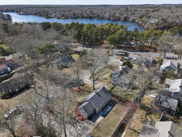 16 Samoset Rd, Yarmouth, MA 02664 - drone / aerial view featuring a water view