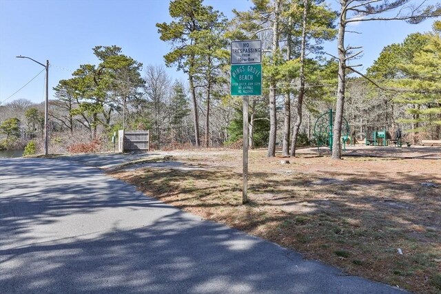 16 Samoset Rd, Yarmouth, MA 02664 - view of road with street lights