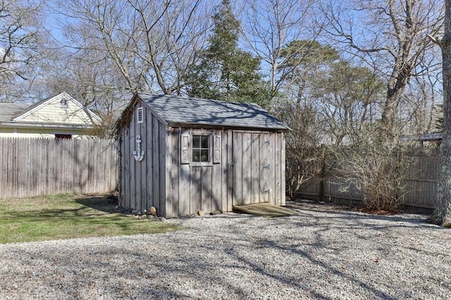 16 Samoset Rd, Yarmouth, MA 02664 - view of shed with a fenced backyard