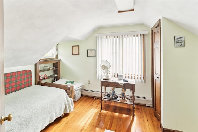 650 Pearse Rd, Swansea, MA 02777 - bedroom with lofted ceiling, wood-type flooring, and multiple windows