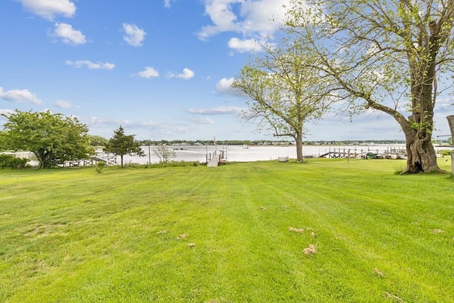 650 Pearse Rd, Swansea, MA 02777 - view of green lawn with a water view