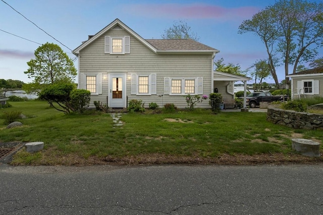 650 Pearse Rd, Swansea, MA 02777 - traditional-style house with a front lawn