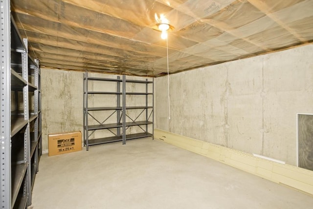 51 Hardy St, Springfield, MA 01129 - view of unfinished below grade area