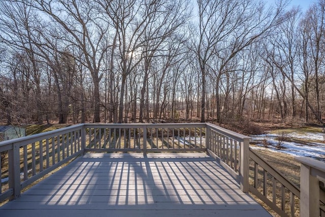 view of deck