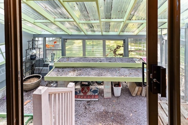 16 Summer St, Easton, MA 02356 - sunroom / solarium featuring beam ceiling
