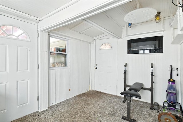 47 N Summer St, Holyoke, MA 01040 - carpeted entryway featuring plenty of natural light